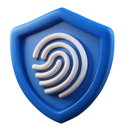 Biometric Security  3D Icon