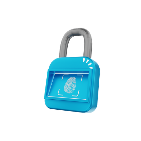 Biometric Security  3D Icon
