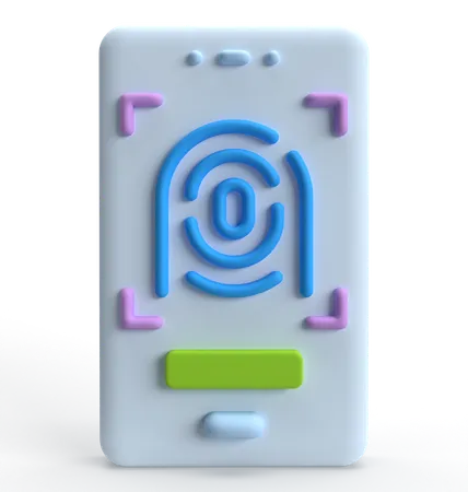 Biométrico  3D Icon