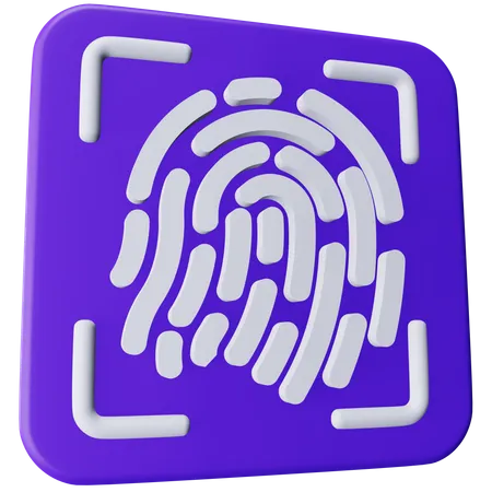 Biometrische  3D Icon