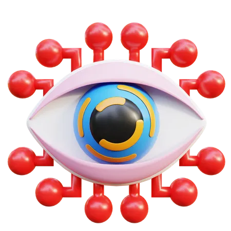 Bionisches Auge  3D Icon