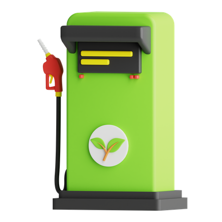 Biotankstelle  3D Icon