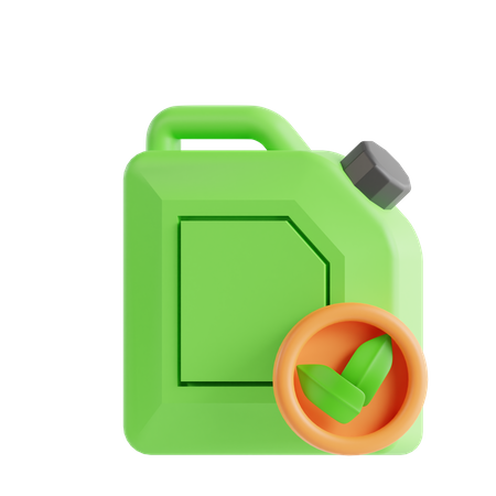 Biotreibstoff  3D Icon