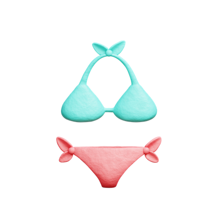 Bikini  3D Icon