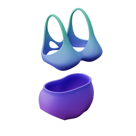 Bikini  3D Icon