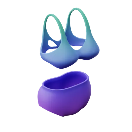 Bikini  3D Icon