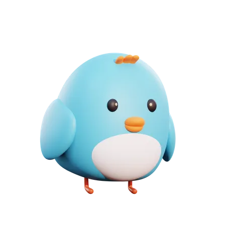 Bird  3D Illustration