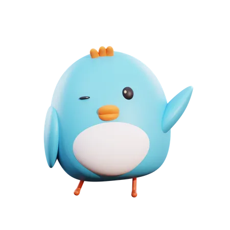 Bird  3D Illustration