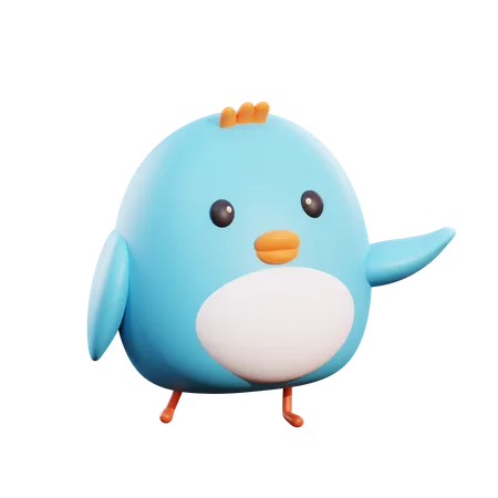 Bird  3D Illustration