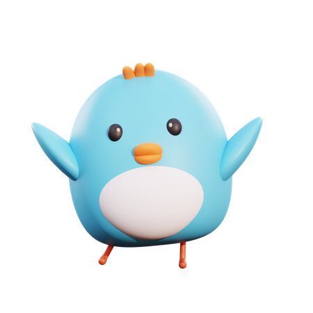 Bird  3D Illustration