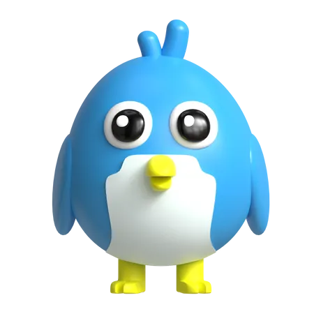 Bird 3 D Icon Perfect For Spring Design 3D Icon