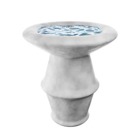 Bird Bath  3D Icon