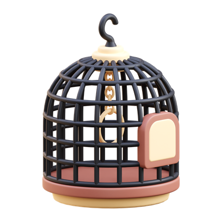 Bird Cage  3D Icon