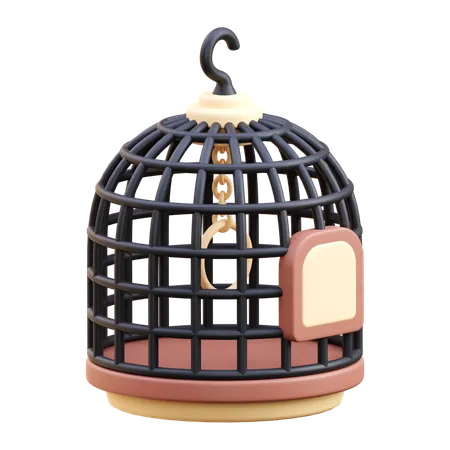 Bird Cage  3D Icon
