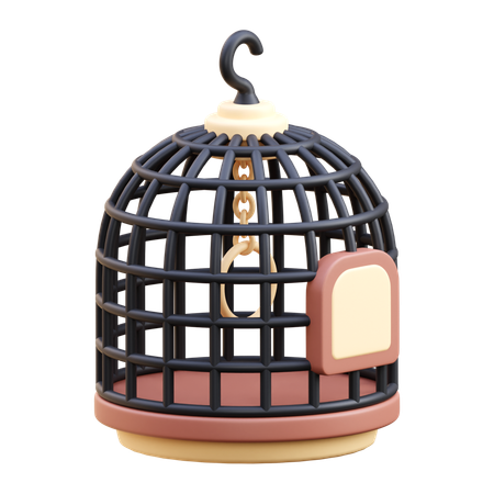 Bird Cage  3D Icon