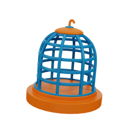 Bird Cage  3D Icon