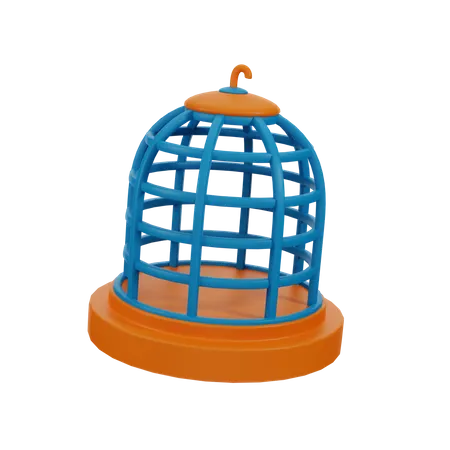 Bird Cage  3D Icon