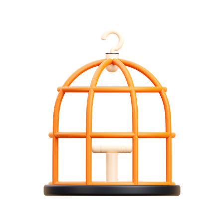 Bird Cage  3D Icon