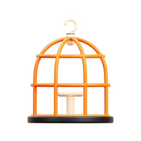 Bird Cage  3D Icon