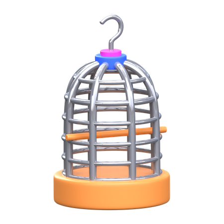 Bird Cage  3D Icon