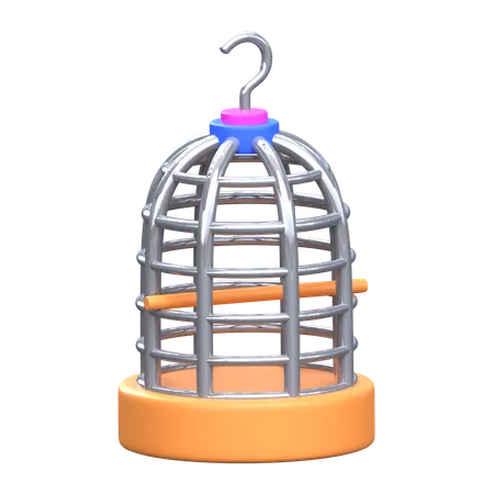 Bird Cage  3D Icon