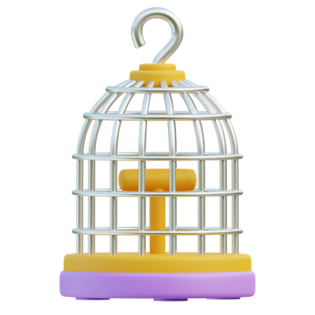 Bird Cage  3D Icon