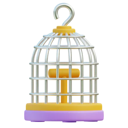 Bird Cage  3D Icon