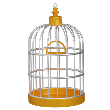Bird Cage  3D Icon