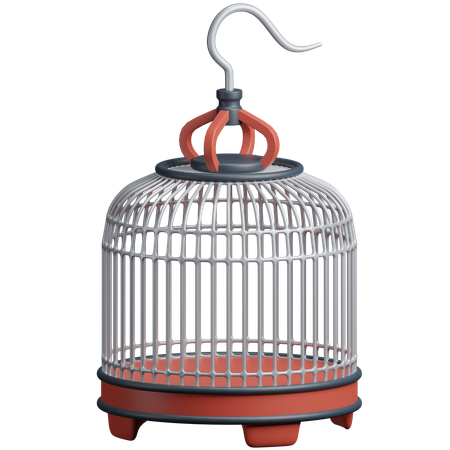 Bird Cage  3D Icon