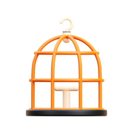 Bird Cage  3D Icon