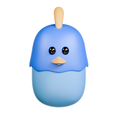 Bird Head  3D Icon