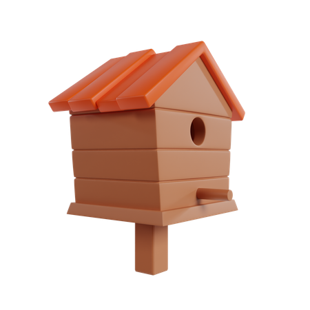 Bird Home  3D Icon