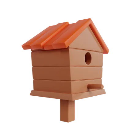 Bird Home  3D Icon