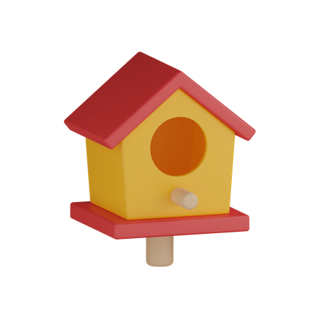 Bird Home  3D Icon