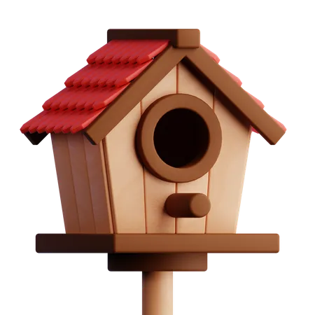 Bird House 3 D Icon 3D Icon