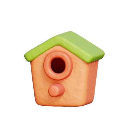 バードハウス  3D Icon