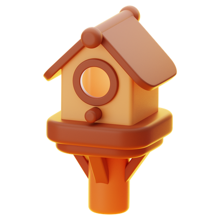 Bird House  3D Icon