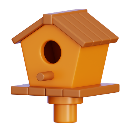 Bird House  3D Icon