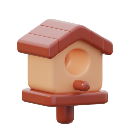 Bird House  3D Icon