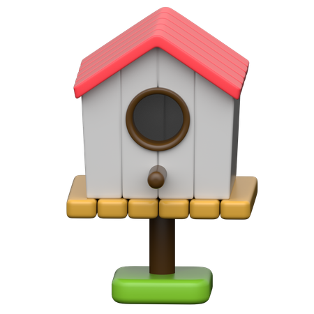 バードハウス  3D Icon