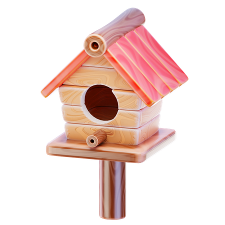 Bird House  3D Icon