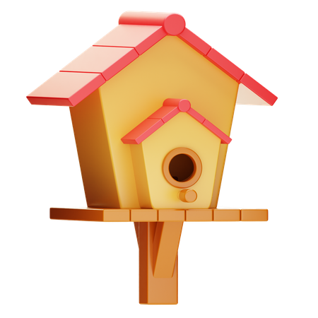 BIRD HOUSE  3D Icon