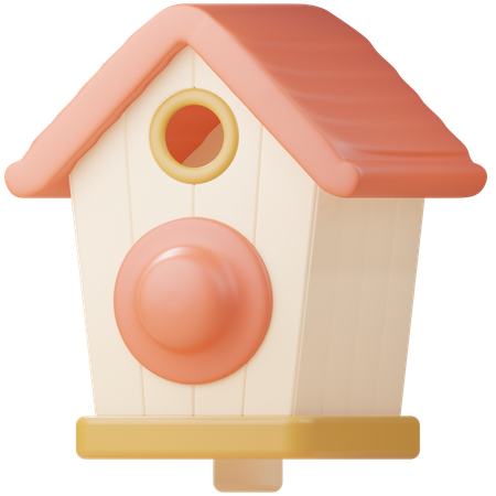 Bird House  3D Icon