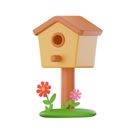 Bird House  3D Icon