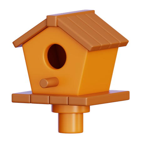 Bird House  3D Icon