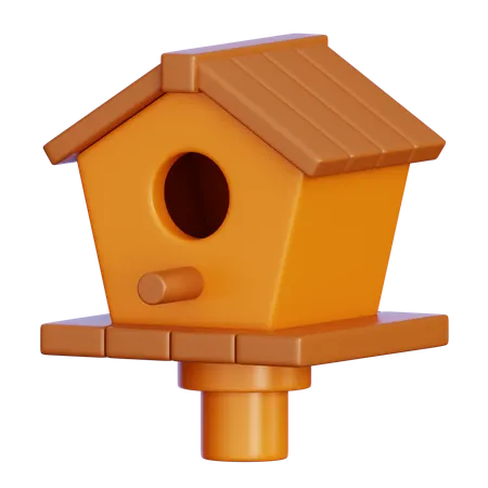 Bird House  3D Icon