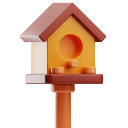 Bird house  3D Icon