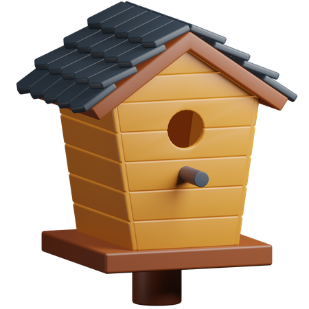 Bird House  3D Icon