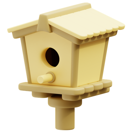 Bird House  3D Icon