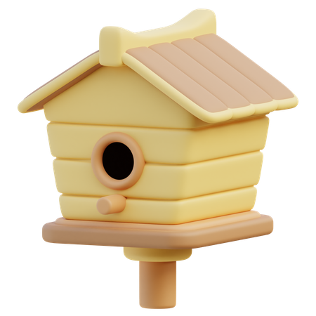 Bird House  3D Icon